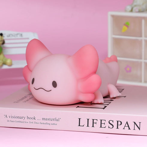 Tremdwoto Axolotl Night Light, 7 Colors Changing Cute Night Light for Kids