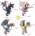 Ancient Dragon Knight 4pcs Action Figure with 20PCS Gold Coin