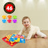 AMOSTING Color Matching Mosaic Pegboard – Early Learning Educational Toys for Boys and Girls