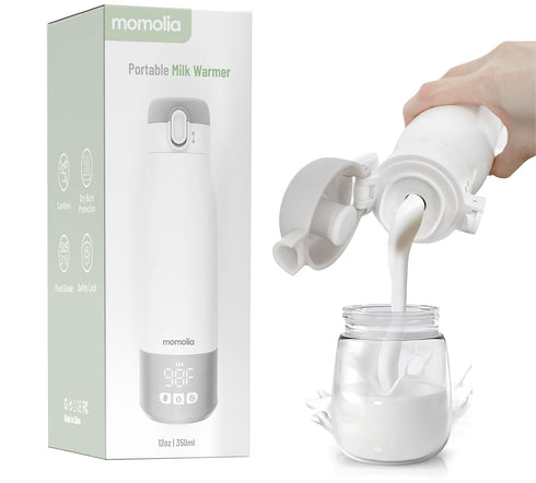 Portable Milk Warmer for Travel, Bottle Warmer for Breastmilk and Formula, Milk