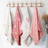 REZIPO 4 Pack 70% 30% 47 47 Inches Baby Girl Muslin Swaddle Blankets Bamboo Cotton Pink Breathable Receiving Blankets