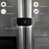 Premium Child-Proof Safety Bundle: 6 Adjustable Sliding Cabinet Door Code Locks & 2 Fridge Freezer Lock Latch Sets