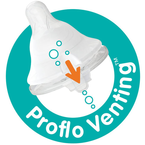 8 (Pack 2) Evenflo Feeding Balance Plus Wide Neck Nipples for The Balance Plus Wide Neck Baby Bottles - Helps Reduce