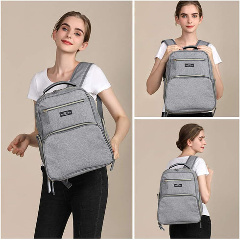 Backpack Mommy Backpack MOMIGO Breast Pump Diaper Bag - Multi-Function Outdoor Working with Insulation Pocket