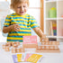 Wooden Blocks Set - 31 PCS ABC Building Blocks, Counting & Building Block Toys for 3+ Year Old, 1.18 Inch, Gifts