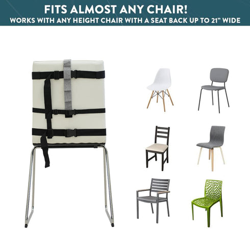VEVOZA Baby Portable High Chair for Travel | Essential Travel Highchair | Baby Chair Harness