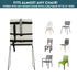 VEVOZA Baby Portable High Chair for Travel | Essential Travel Highchair | Baby Chair Harness