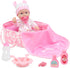 12 Set 13 3+ ZITA ELEMENT Baby Doll Sleeping Basket in Gift Box - Piece Soft Baby Doll with Accessories, for Girls Ages