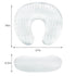 Pea Pod Nursing Pillow Cover Striped Breastfeeding Pillow Slipcover for Moms Soft Breathable Organic Knit Fabric