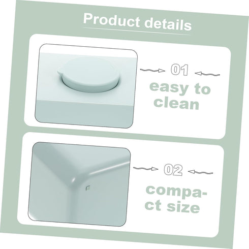 Reusable Portable Wipe Dispenser Case with Sealed Lid for Diaper Bags and Travel