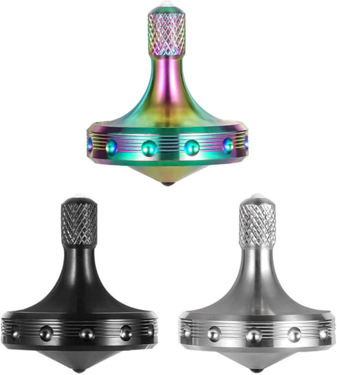 Precision Metal Spinning Top, High Performance Stainless Steel Spinning Tops Stress Relief