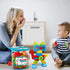 150pcs 3D Set 3-8 teytoy My First Baby Building Toys, Bristle Shape Building Blocks Toy for Kids Ages Years Old, STEM