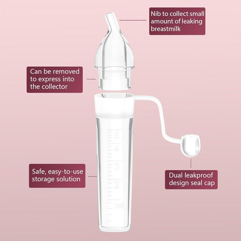 5ml/6pcs Horigen Colostrum Collection Kit, Catch, Feed & Store Portable Colostrum Container, Leakproof, Reusable Breast