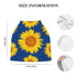 Schgap Sunflowers Baby Car Seat Covers Canopy, Nursing Cover Breastfeeding Baby Carrier Covers Carseat Canopy