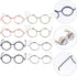 NUOBESTY 20pcs Mini Glasses Doll Dress Up Accessories, Tiny Eyeglasses for Dolls, Miniature Things for Doll Costumes