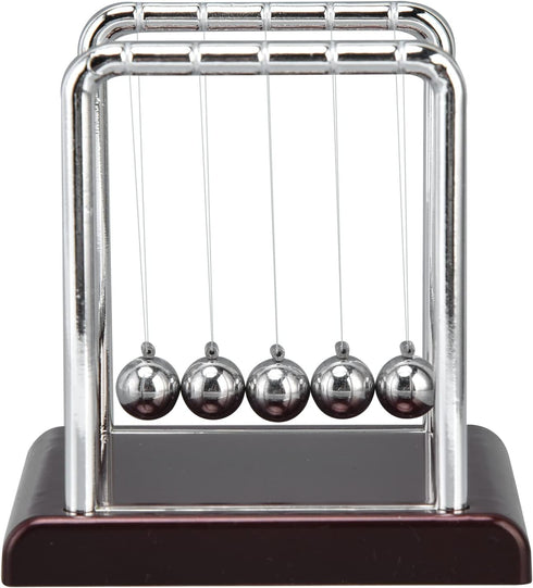 Ejoyous Newton's Balance Ball - Metal Swinging Physics Pendulum Desk Toy for Office
