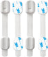 Define Essentials 8-Pack, 3M Child Safety Cabinet Locks, Easy Install with Adhesive, No Screws or Drilling