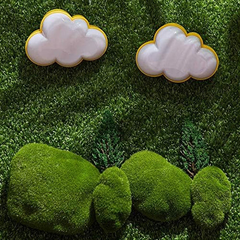 Mudder 2 Pack Night Light Plug into Wall, Soft LED Night Light for Nursery, Warm Sensor Plug-in, Cloud & Yellow