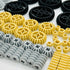 Miutrue Set 6yrs+ Technical Parts Wheels Gears Building Blocks Accessories Pieces kit Construction Toys for Kids