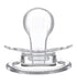 Set 2 Pack Landofgenie Adult Pacifiers Large Shield Transparent Design Pacifier Bone Shape Pacifiers