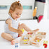 Food Groups Wooden Play Food Sets, Pretend Play Kitchen Toys for Toddlers 1-3, Fake Food Accessories