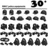 Military Weapons Pack, WW2 Army Gear Kit, Bricks Accessories Set for Soldier Figures, Compatible with Major Brands
