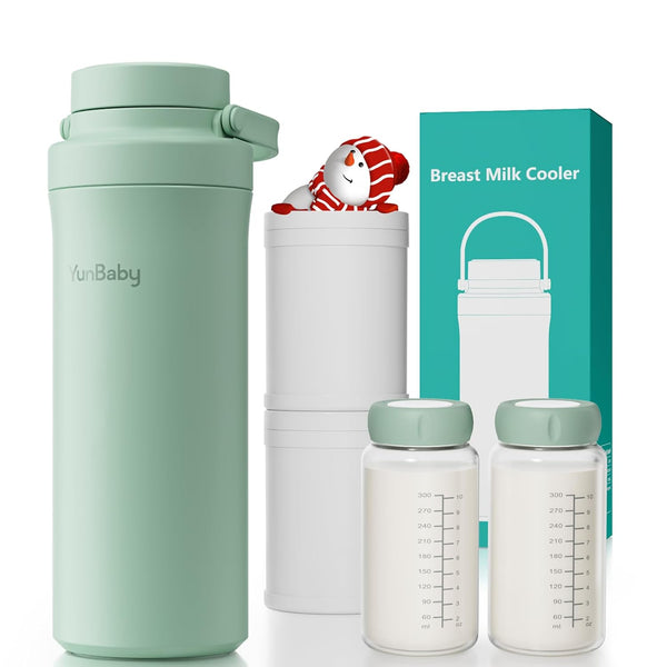 22oz Portable Breast Milk Cooler, Game-changer with 360 Total Cooling Gel Ice