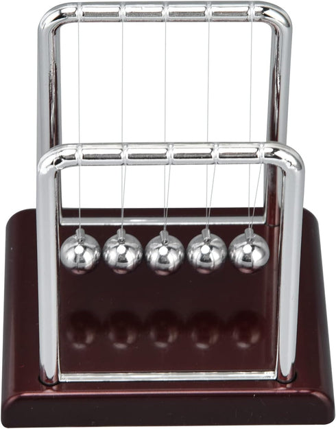 Ejoyous Newton's Balance Ball - Metal Swinging Physics Pendulum Desk Toy for Office