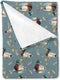 Vintage Duck Hunting Baby Blanket - Soft Swaddle Blanket for Boy Girl, Mallard Ducks Flannel Receiving Blanket