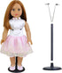 ZITA ELEMENT 2 Pcs Adjustable Doll Stand Holders Base for 14 Inch - 18 Inch Doll Accessories – Black.