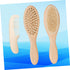 Set Abaodam Newborn Grooming Kit Wooden Comb Brush Bath Accessories Wool Brush Scalp Massage Tools Hair Use