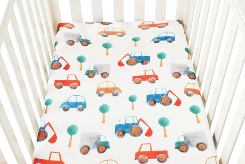 Set 2 Pack Bassinet Sheet Snug Fitted Cradle Fitted Sheets, Stretchy Ultra Soft, for Oval Rectangle Hourglass Bassinet