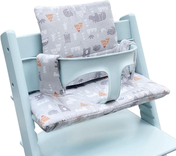 ZARPMA Highchair Cushion Compatible with Stokke Tripp Trapp Chiar High Chair Insert Cotton