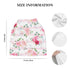Schgap Pink Flowers Car Seat Covers Canopy for Baby Nursing Cover Breastfeeding Baby Carrier Covers Carseat Canopy