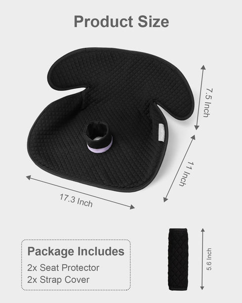 2 Pack 2 Pack, TinlyFinly Baby Potty Training Car Seat Protector, Waterproof Car Seat Liner for Potty Training Toilet