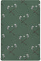 Mazeann Sports Golf Ball Green Crib Sheets Soft Breathable Fitted Baby Crib Sheets