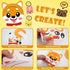 MDCGFOD 16 Pack 3 4 5 6 Arts and Crafts for Kids, Toddler Crafts Animal Paper Plate Art Kit Gift for Year Old Boys