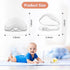 Smlpuame Case,3 Pack Pacifier BPA Free Pacifier Holder Case,Transparent Container Box for Baby BinkyNot
