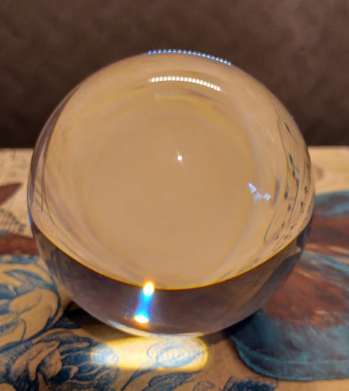 DSJUGGLING Clear Acrylic Contact Juggling Ball, Approx. 2.75" - 70mm