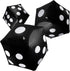 3 Pack Inflatable Dice, Jumbo Giant Inflatable Dice Toy for Indoor Outdoor Board Games, Pool Party Favor (Black, 20