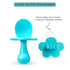 Grabease Baby & Toddler Utensils - BPA-Free & Phthalate-Free Cutlery Set - Spoons & Forks for Baby & Toddler