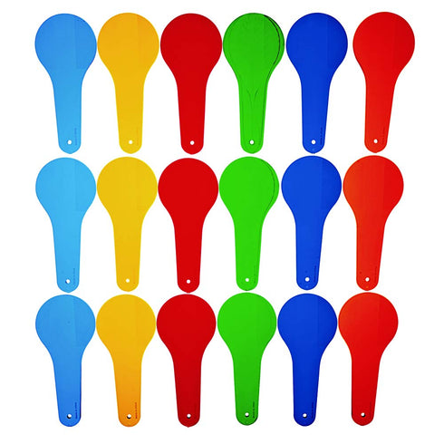 Excellerations Color Paddles Educational STEM Toy (Pack of 18) for Preschool Kids
