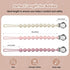 Loviomad (4-Pack) Pacifier Clips for Baby Girl Boy, Silicone Binky Holder for MAM Pacifiers, Baby Newborn Essentials