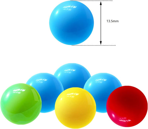 120Pcs Game Replacement Marbles Balls for Hungry Hungry Hippos