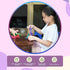 12" 3D Printed Dragon, Articulated Crystal Dragon Fidget Toy for Home Office Decor Executive Desk Toy (Purple)