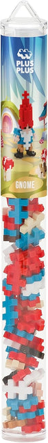 PLUS PLUS Gnome - 70 Piece Tube Construction Building STEM/STEAM Toy, Interlocking Mini Puzzle Blocks for Kids