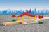 33388-4 Set 3 BRIO World Piece Railway Crossing | Fun and Interactive Wooden Train Accessory for Kids | Enhances