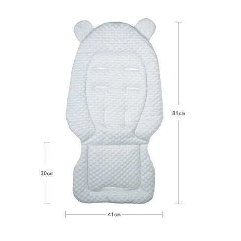 Ibluelover Stroller Seat Liner Universal Reversible Pram Pushchair Cushion Pad Breathable Kids Car Seat Mat Washable