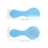 Set Brush and Comb for Newborns, Soft Scalp Comb and Hairbrush with Gentle Bristles, Sky-blue Grooming Kit for Hair