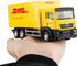 BDTCTK Compatible DHL Container Truck Car Model Toy Cars, Zinc Alloy Die-Cast Vehicles for Kids Gift